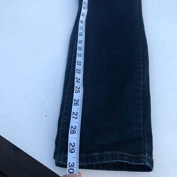 Banana republic dark wash Rinse mid rise skinny jeans -6R - Picture 10 of 12